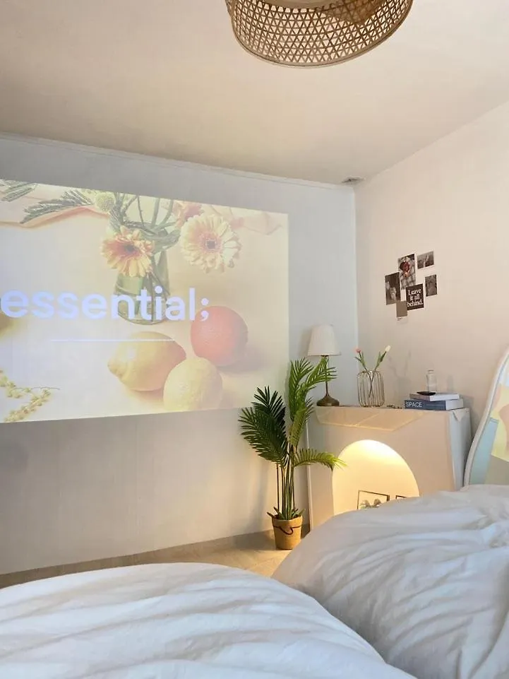 Apartment # 3Room # 4Bed # Gwangalli # Maximum 8 # Netflix # 120 Inch Beam Busan